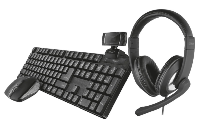 TRUST QOBY 4 IN 1 HOME OFFICE BUNDLE IT